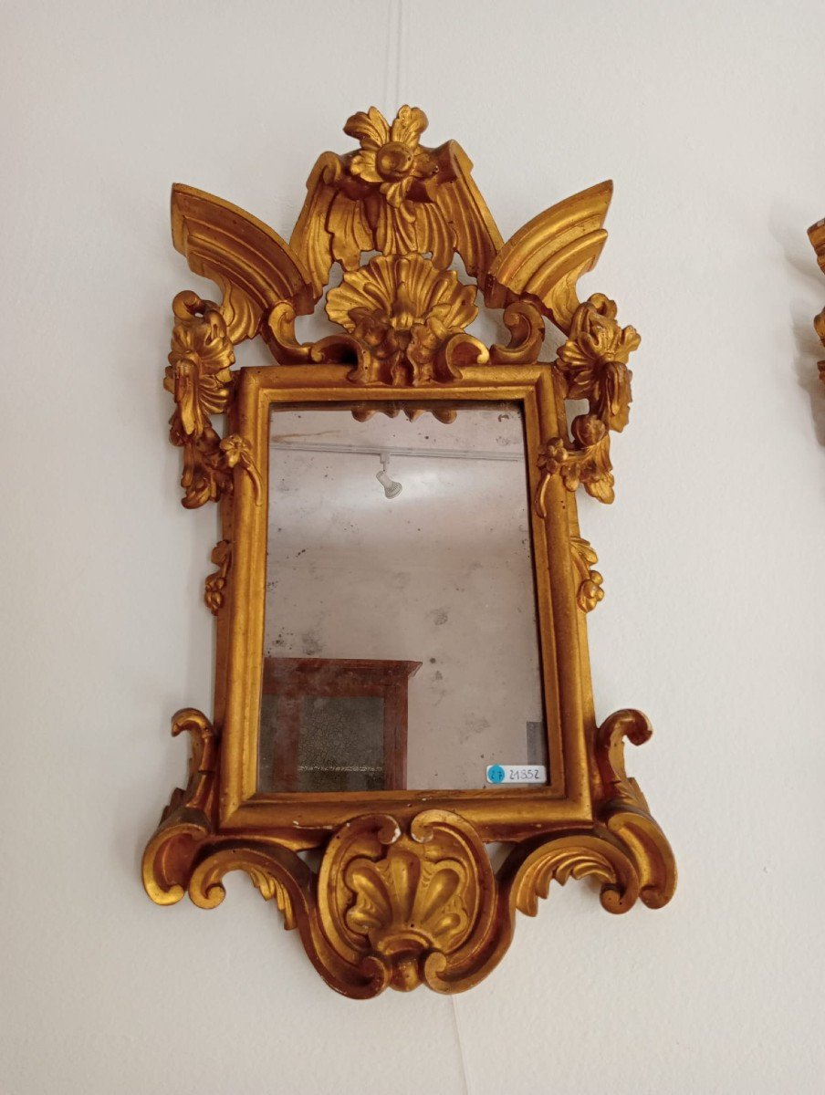 Coppia di specchiere Barocco-Romano-photo-5