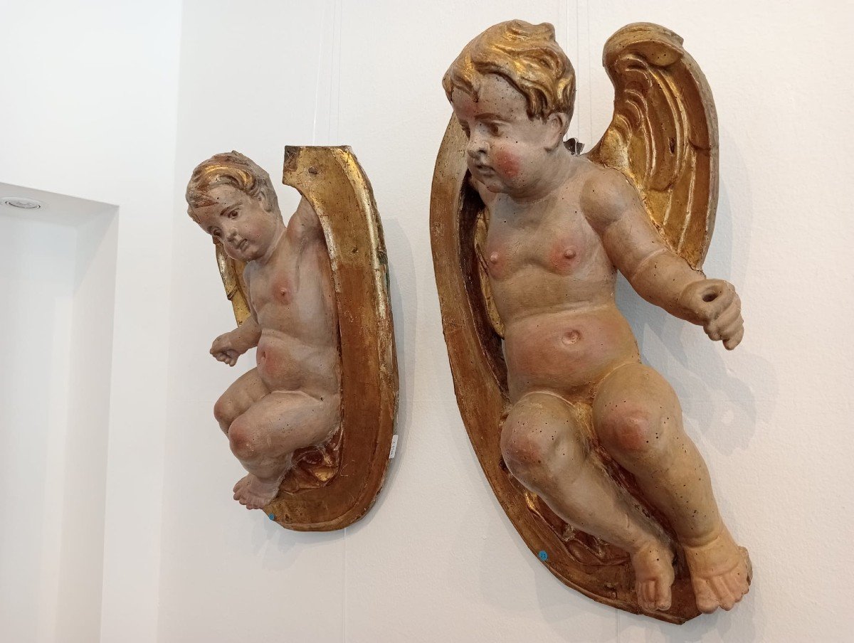 Coppia di putti barocca-photo-2