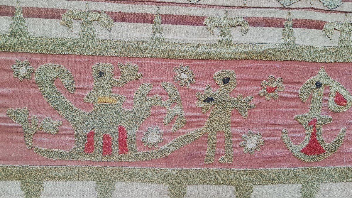 Antico  tapis Sarong di Sumatra-photo-4