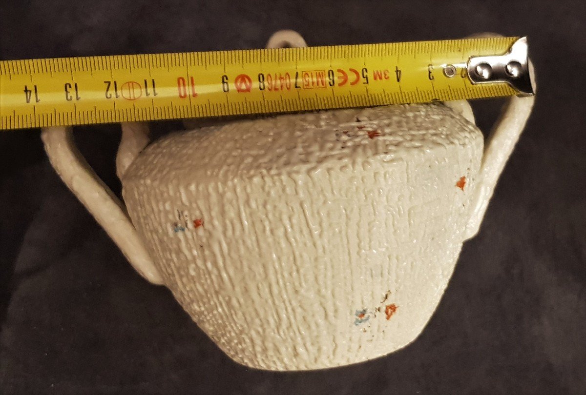 Coppia di tazze da tè e zuccheriere in terracotta Sbordoni Civita Castellana-photo-8