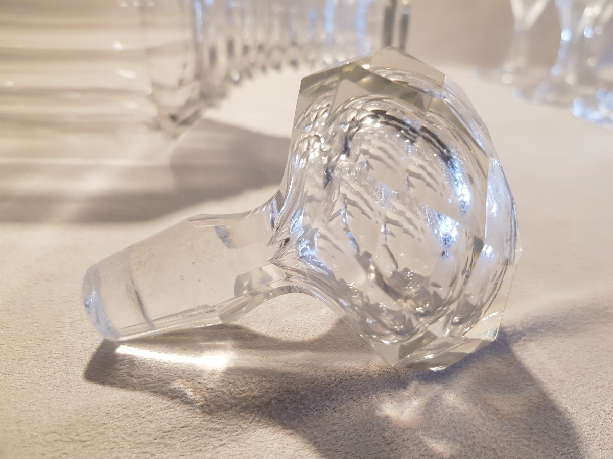 Antica bottiglia decanter In Cristallo Molato Regency-photo-1