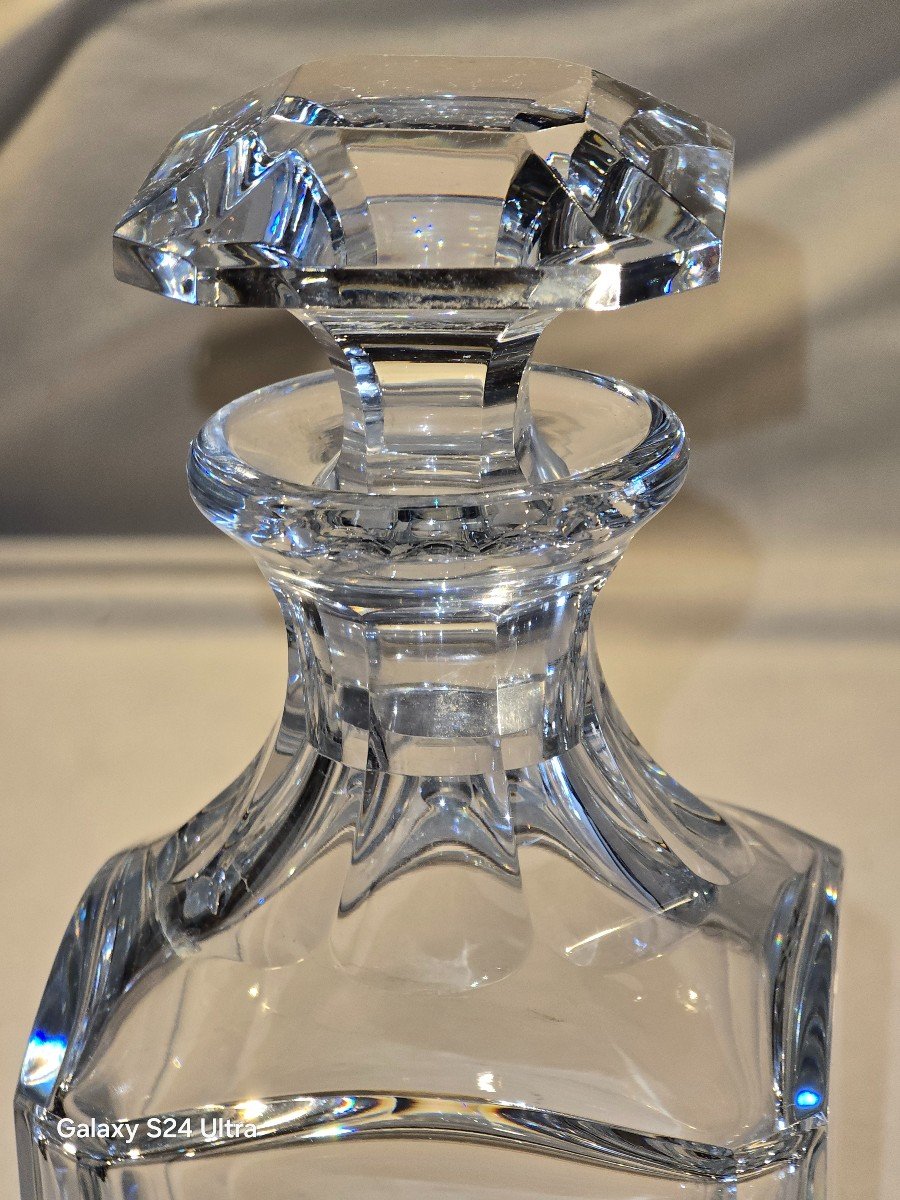 Bottiglia da liquore in cristallo Baccarat modello Harcout-photo-2