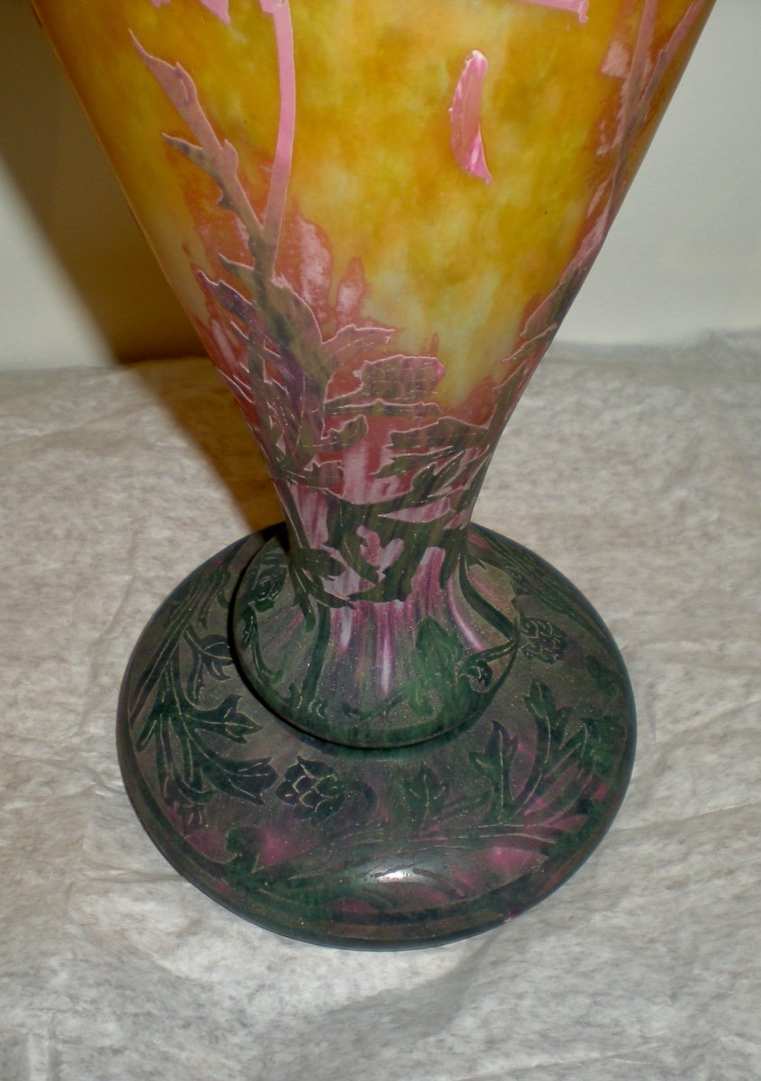 Margherite- Vaso art nouveau Daum Nancy-photo-1