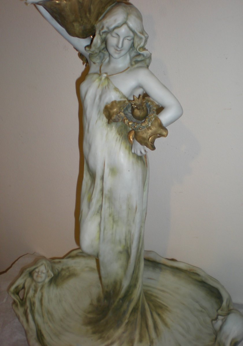 The poppy sculpture- Scultura/vide poches art nouveau Amphora-photo-1