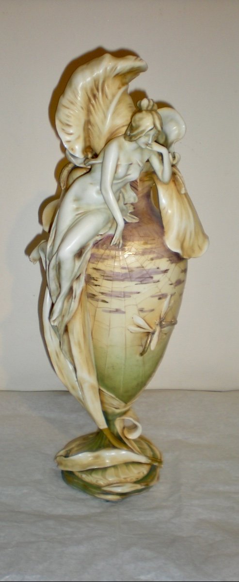 Iris- Vaso art nouveau Amphora-photo-2