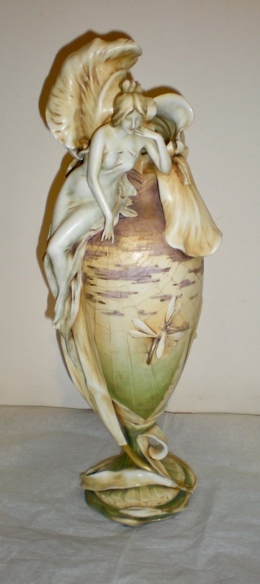 Iris- Vaso art nouveau Amphora