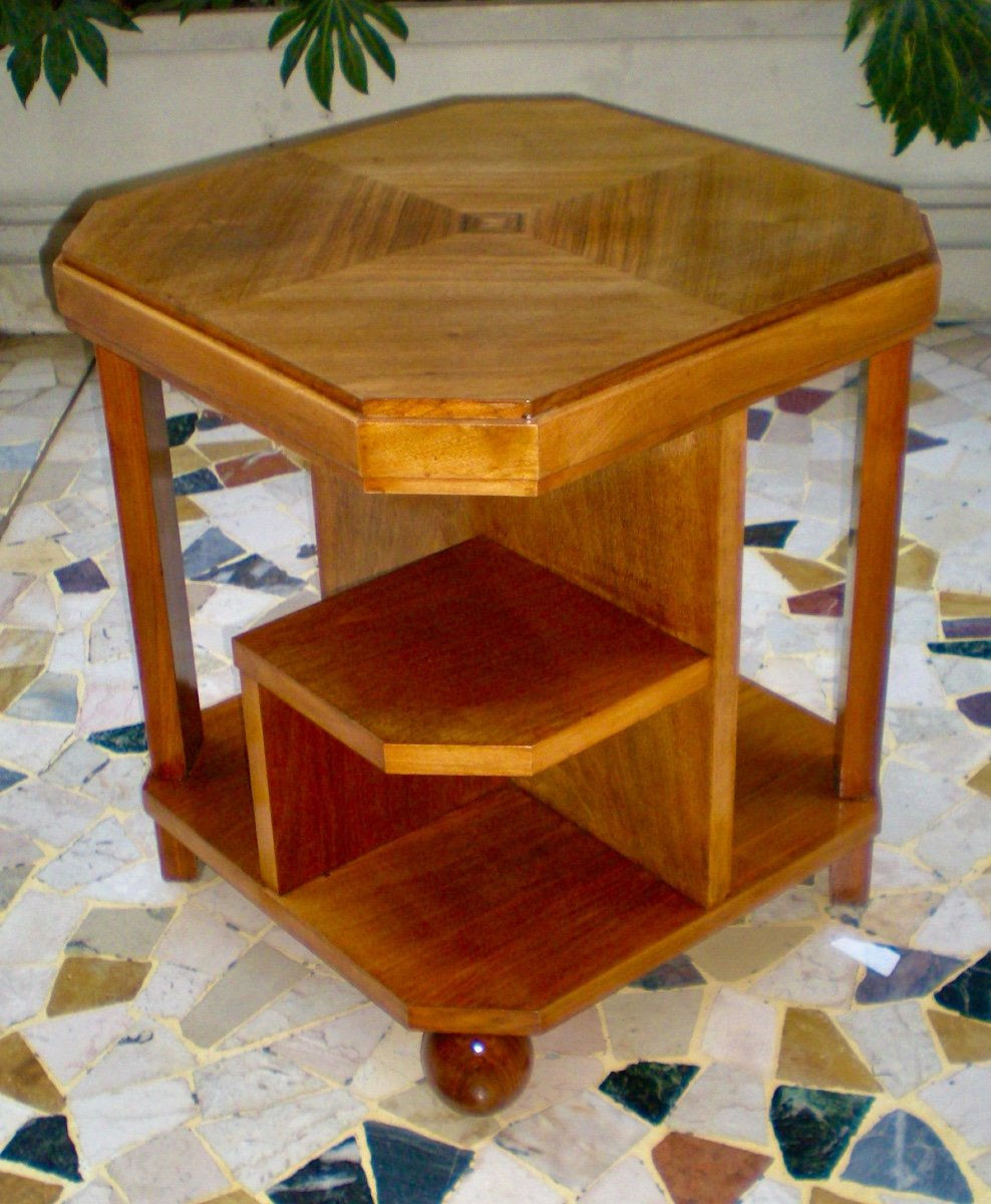 Coffee table/ etagere art dèco-photo-4