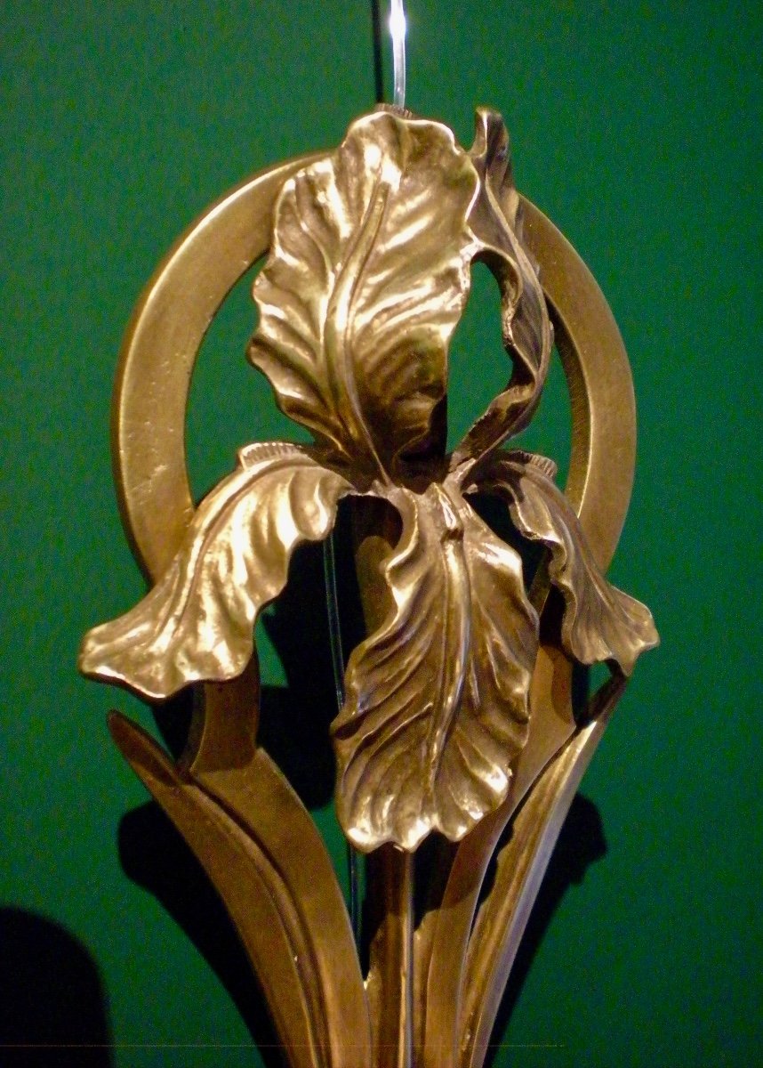 Iris- Applique art nouveau-photo-3