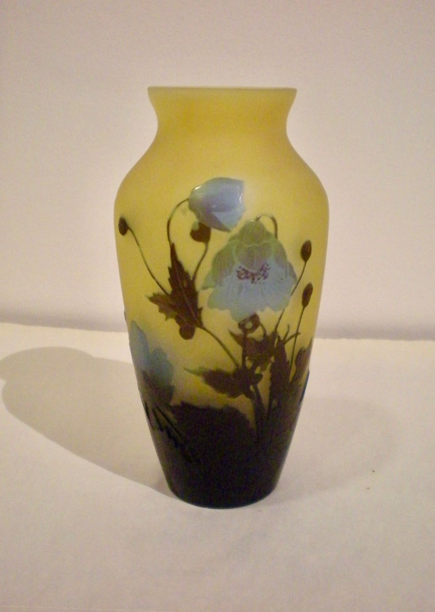 Anemoni - Vaso art nouveau Gallè