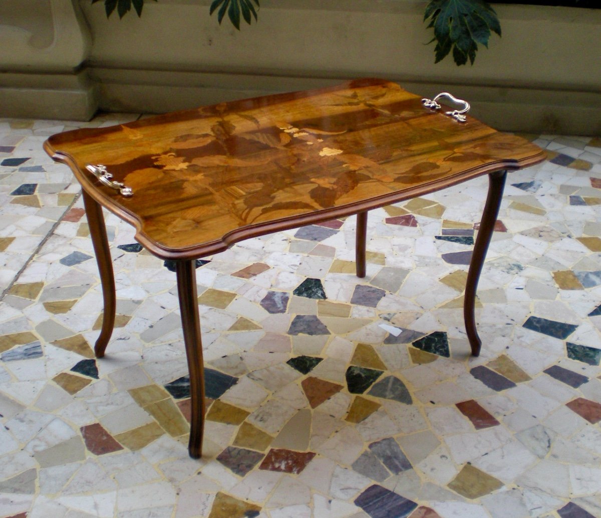 Coffee table art nouveau-photo-4