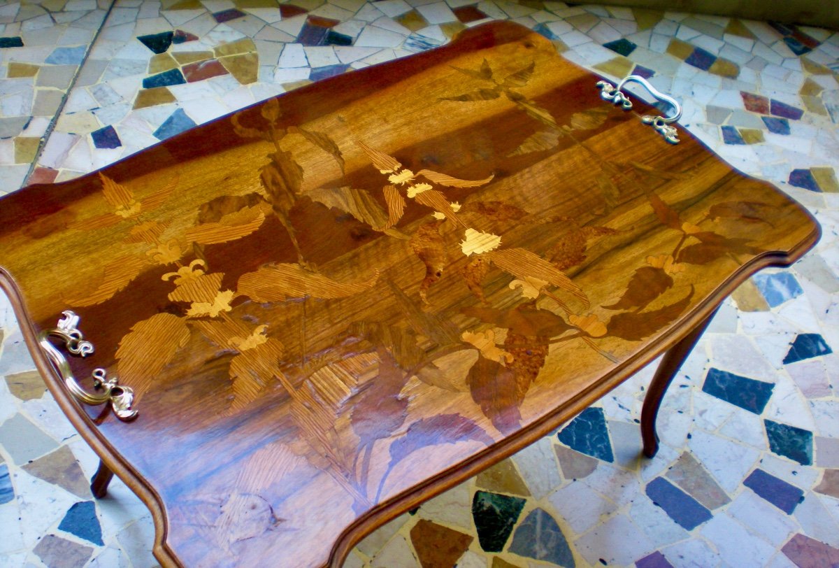 Coffee table art nouveau-photo-2