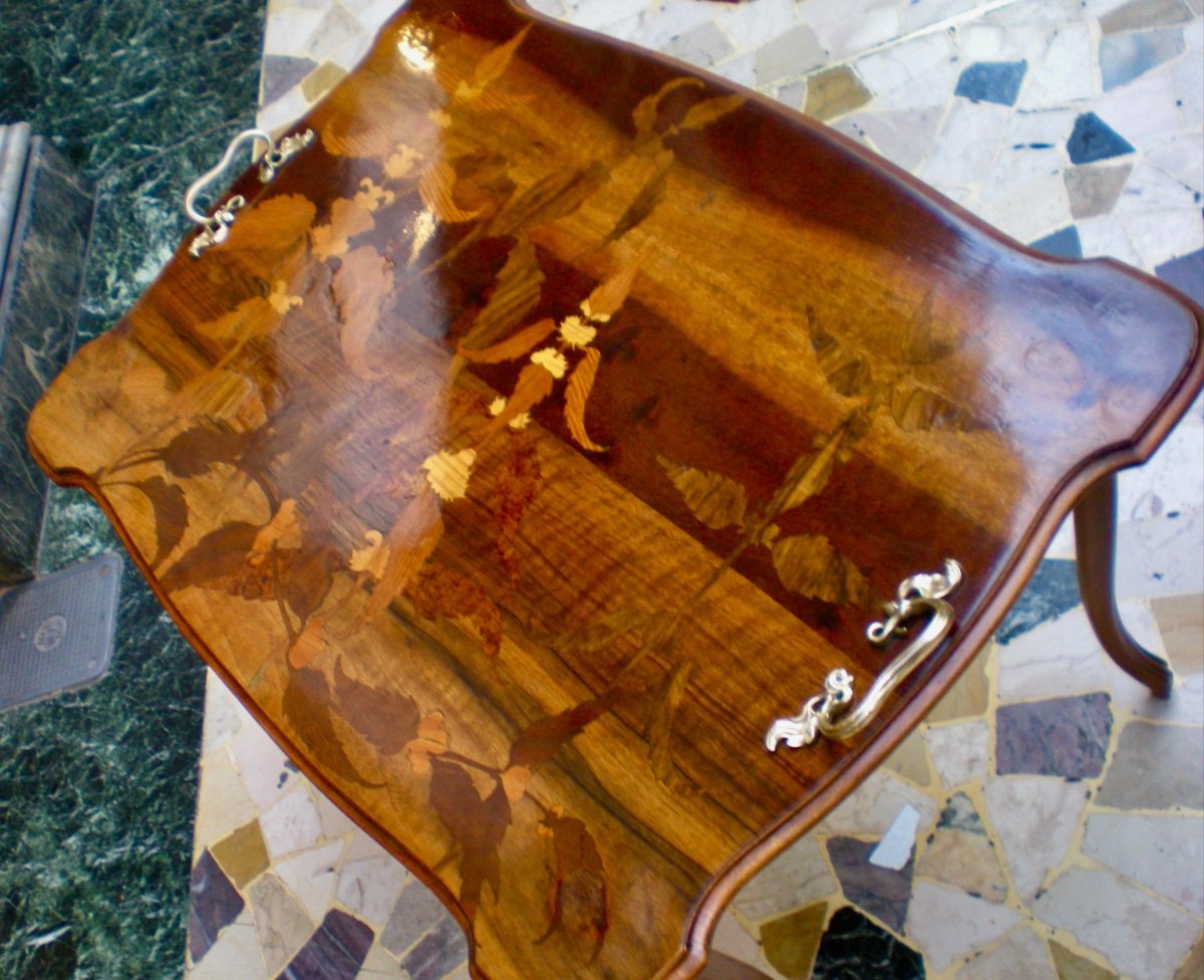 Coffee table art nouveau-photo-3