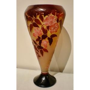 Begonie- Grande vaso art nouveau firmato Gallè