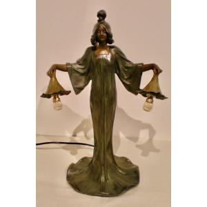 Liserons- Lampada/scultura art nouveau Julien Caussé