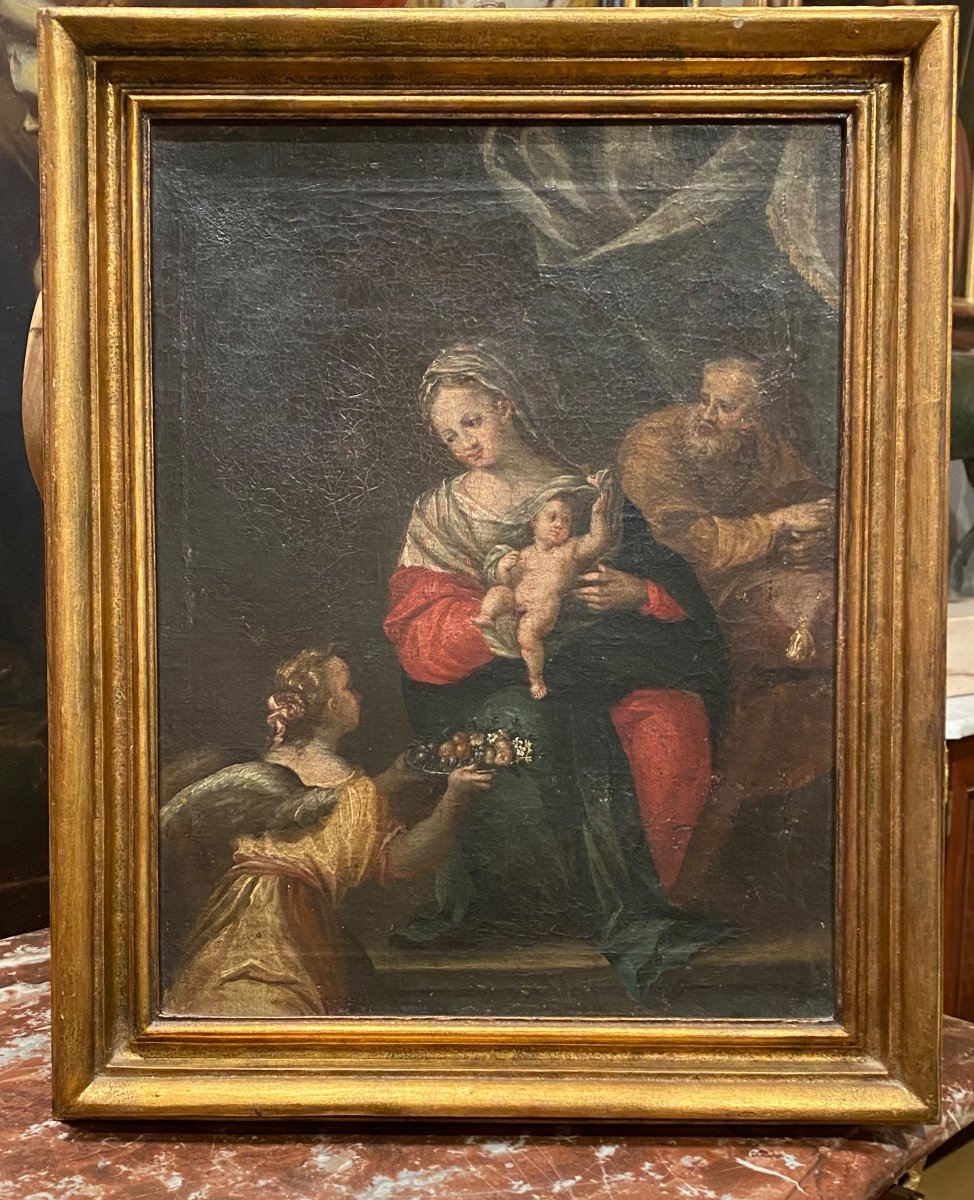 Sacra Famiglia, Hans von Aachen (Cologne 1552 - Prague 1625) cercle de-photo-2