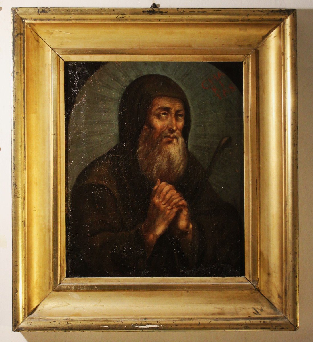      San Francesco da Paola | olio su tela del XVII sec.      