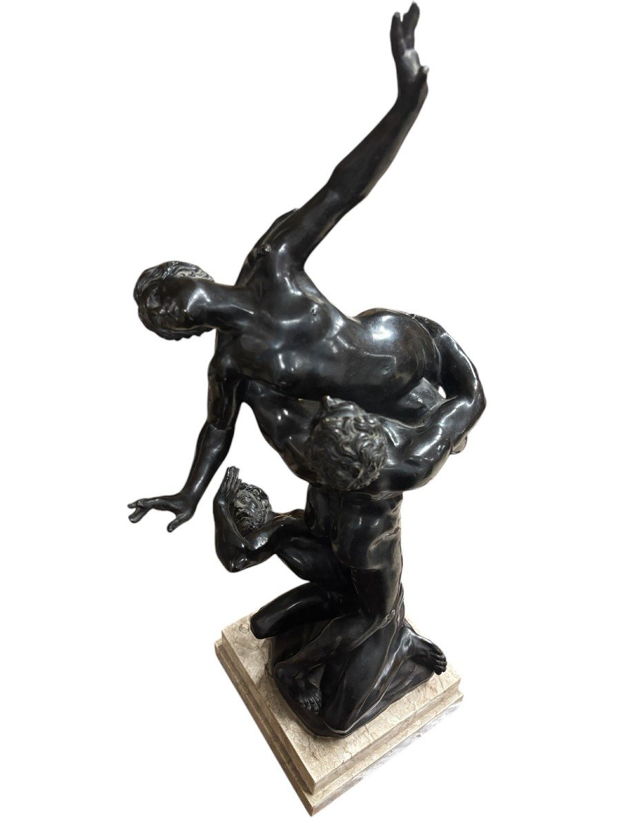 Scultura in bronzo del Ratto delle Sabine.-photo-2