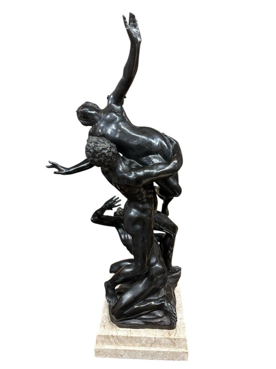 Scultura in bronzo del Ratto delle Sabine.-photo-3