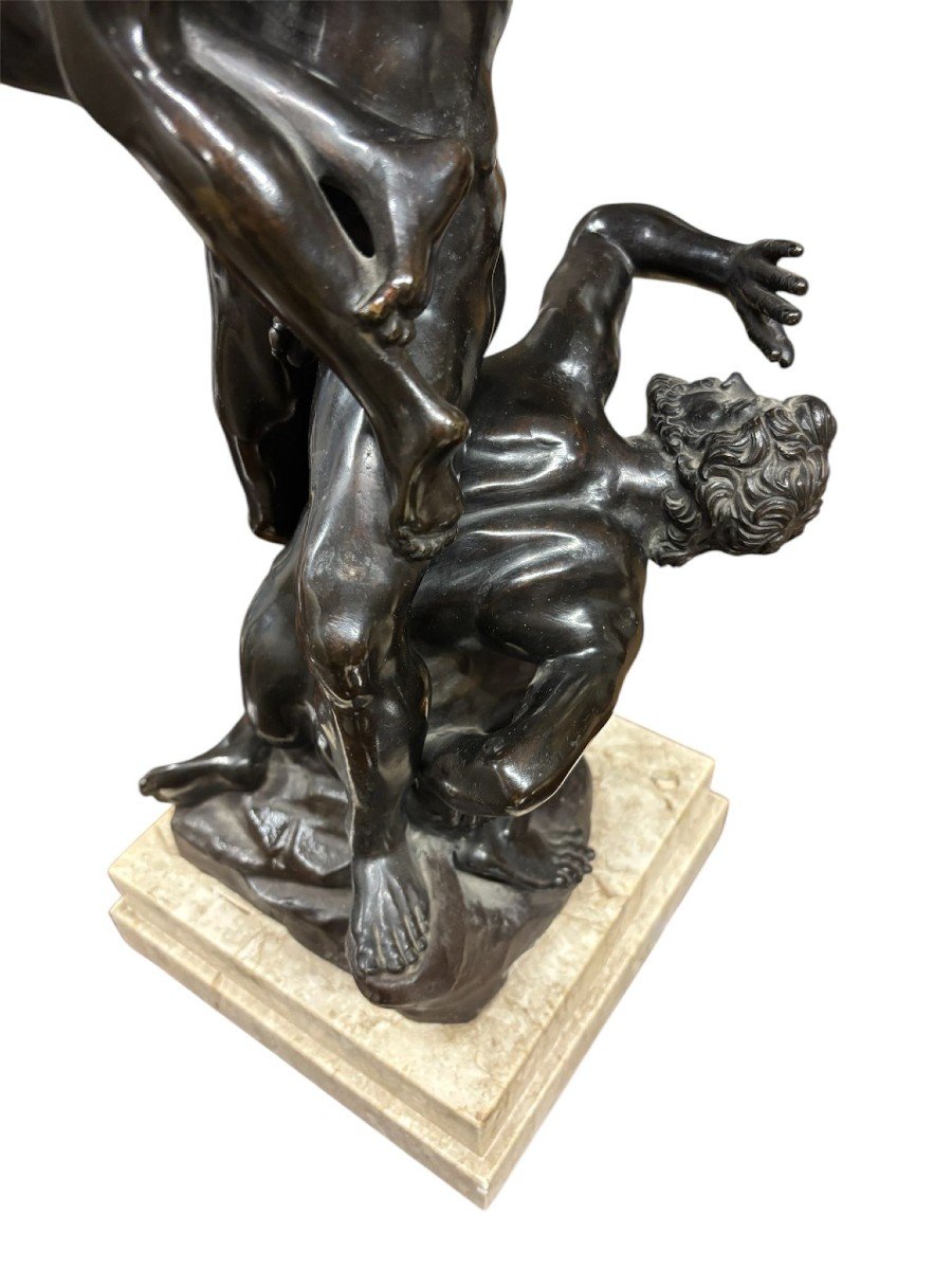 Scultura in bronzo del Ratto delle Sabine.-photo-4