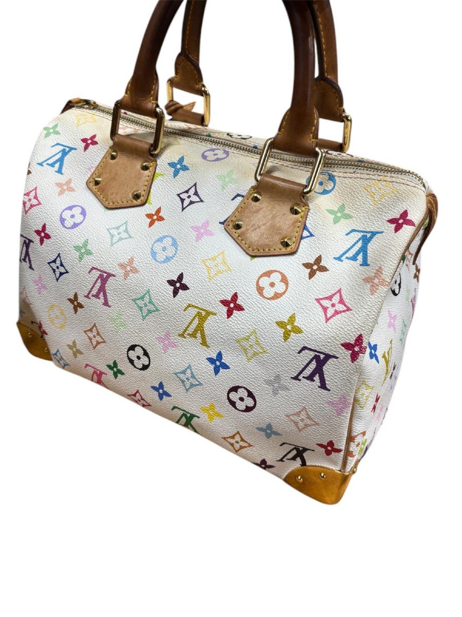 Sublime speedy 30 firmata dalla collaborazione tra Louis Vuitton e Takashi Murakami.-photo-3