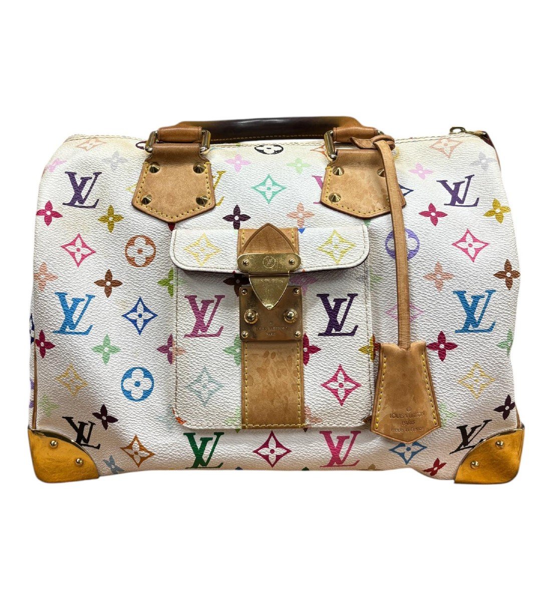 Sublime speedy 30 firmata dalla collaborazione tra Louis Vuitton e Takashi Murakami.