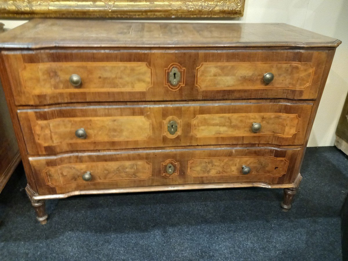 Two Louis XVI chests of drawers-photo-2