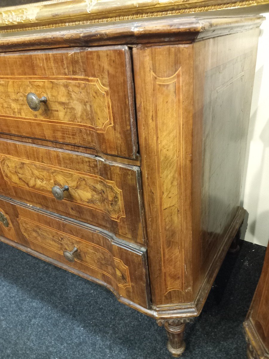 Two Louis XVI chests of drawers-photo-3