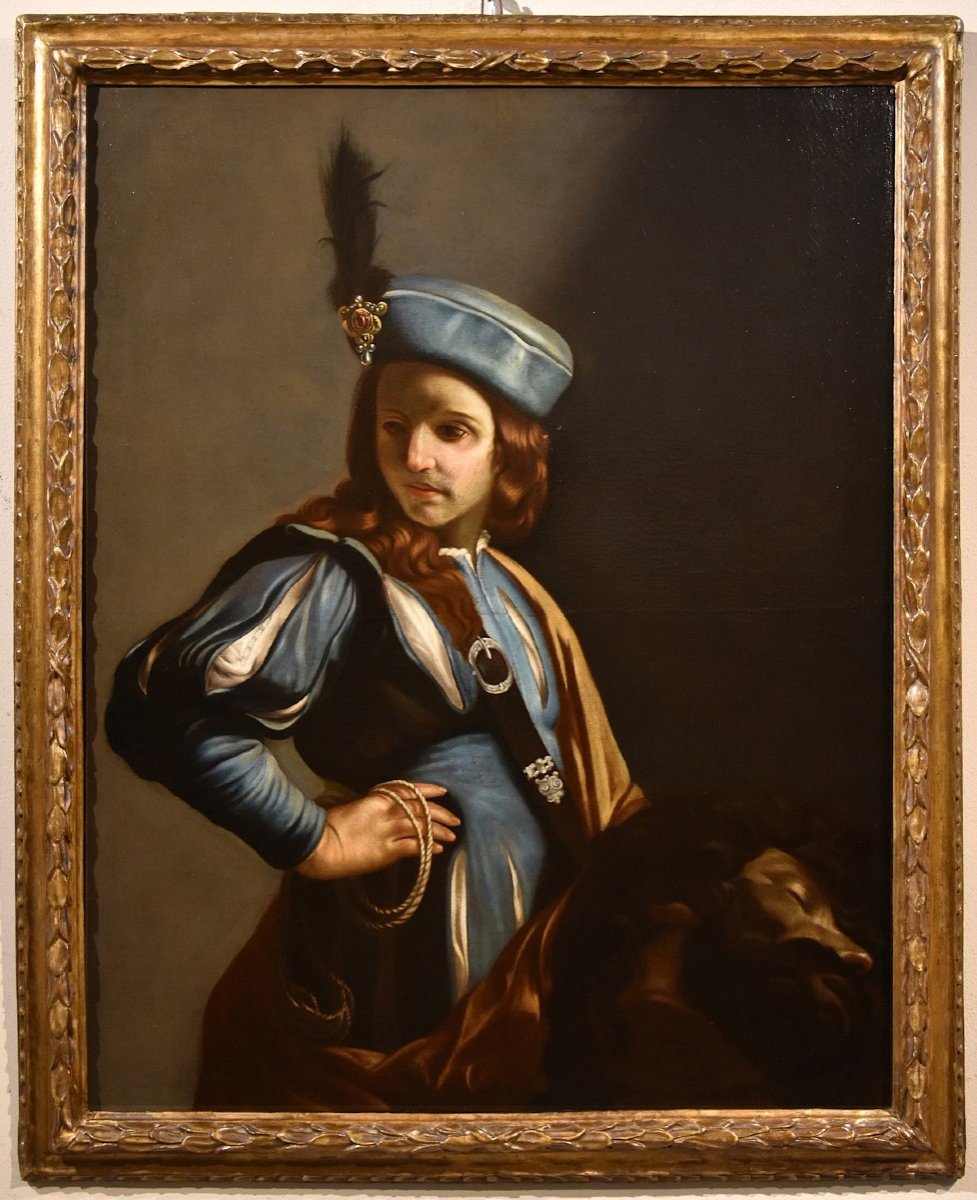 Davide con la testa di Golia, Guido Cagnacci (Santarcangelo 1601 – Vienna 1663), bottega/attrib