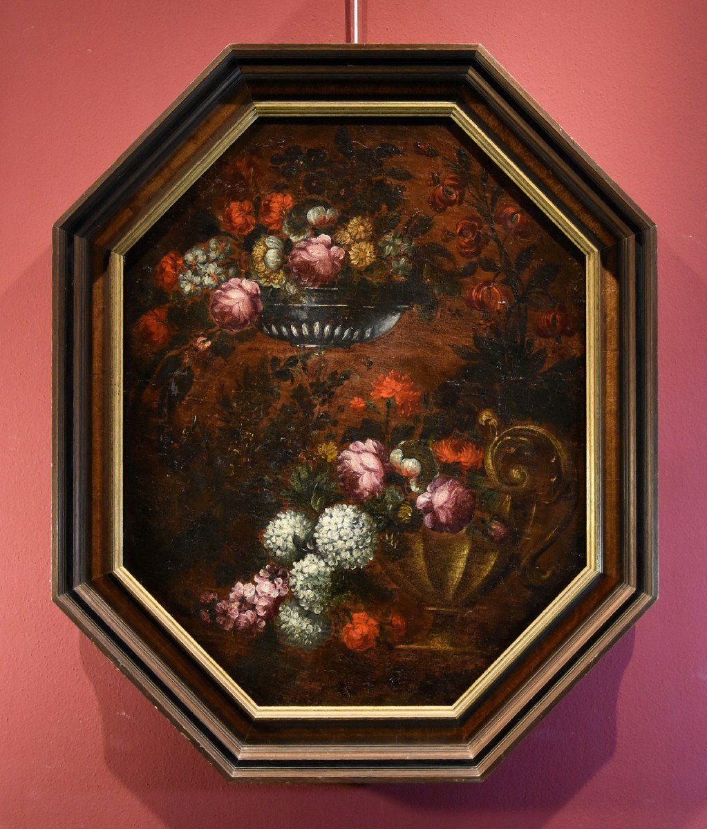 Composizione floreale, Francesca Volò Smiller (Milano, 1657 - 1700) cerchia