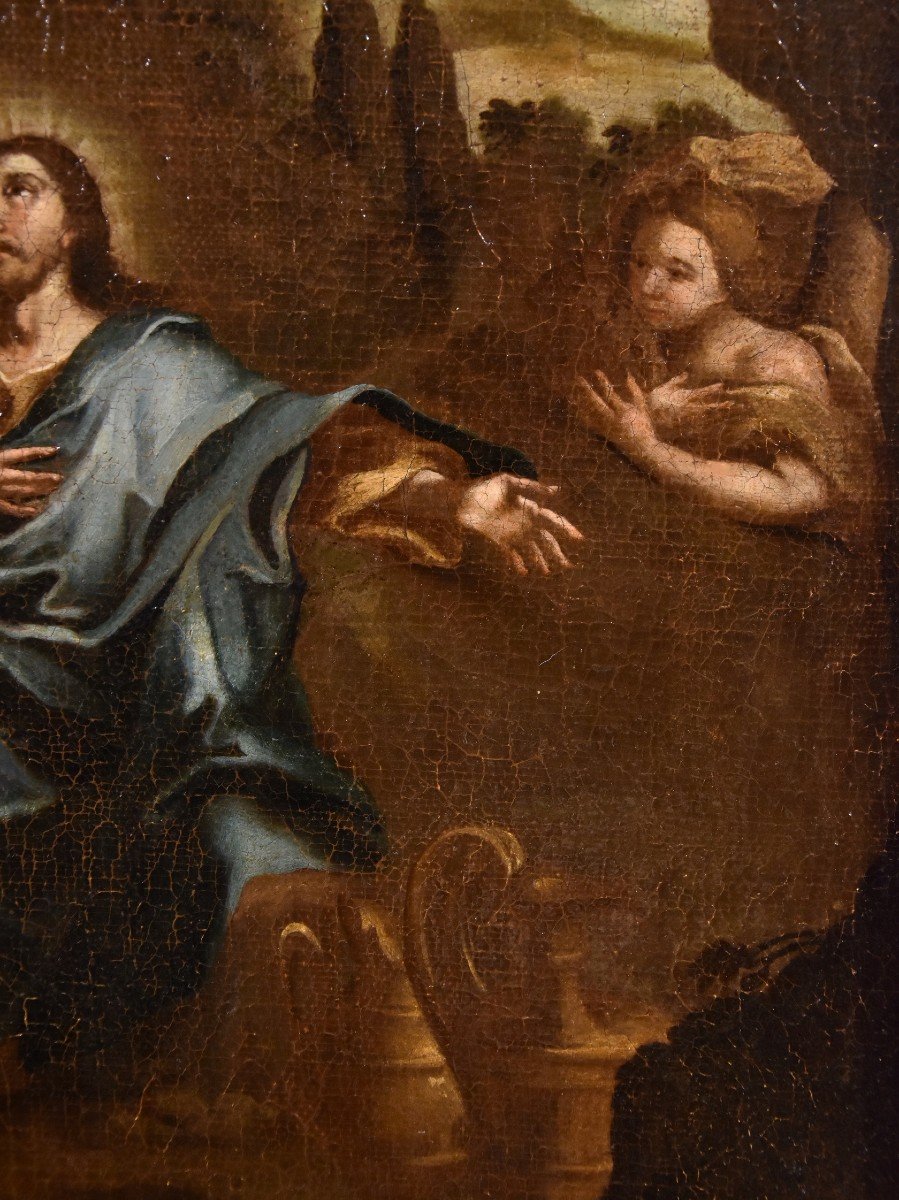 Cristo circondato dagli angeli nel deserto, Cerchia di Pietro da Cortona-photo-6