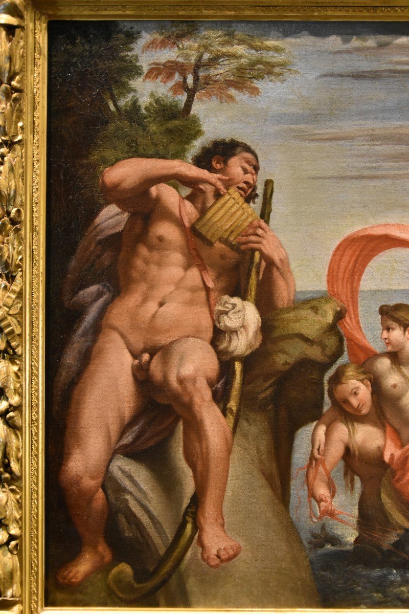 Polifemo e Galatea, Annibale Carracci (Bologna, 1560 - Roma, 1609) Bottega di-photo-3