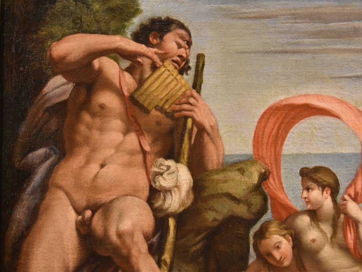 Polifemo e Galatea, Annibale Carracci (Bologna, 1560 - Roma, 1609) Bottega di-photo-2