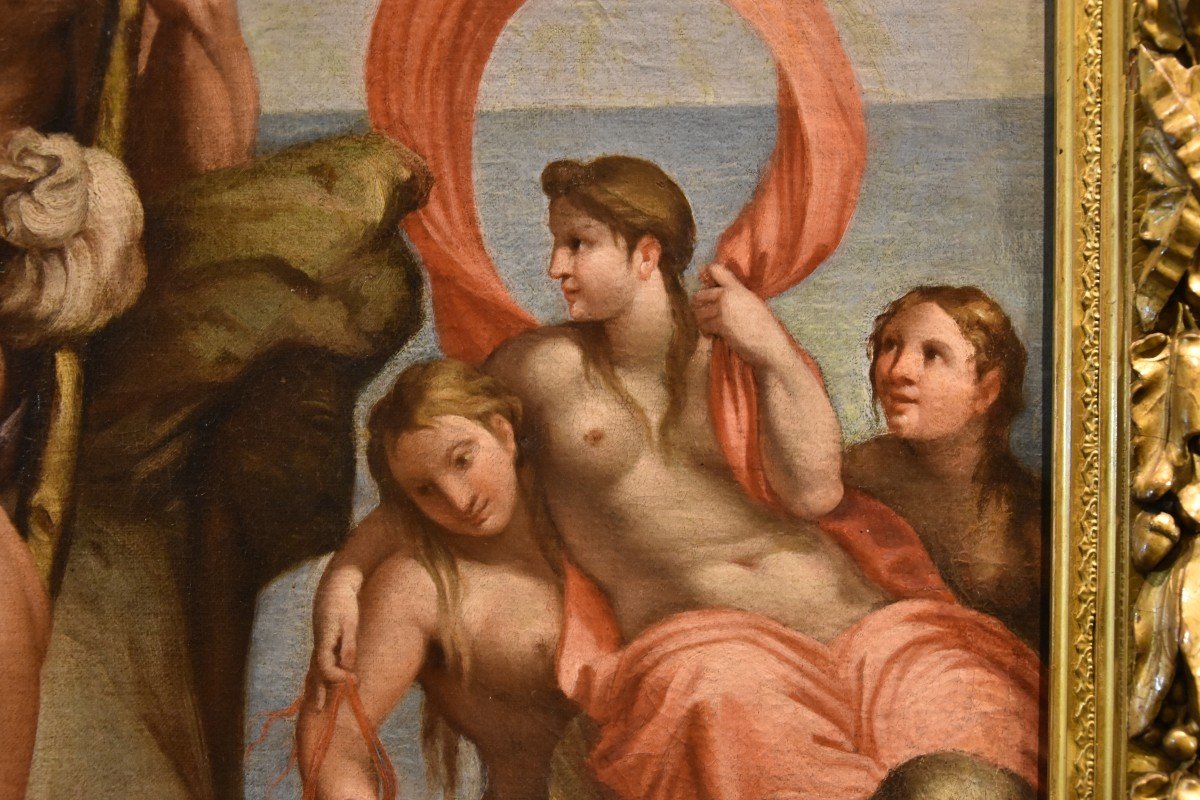 Polifemo e Galatea, Annibale Carracci (Bologna, 1560 - Roma, 1609) Bottega di-photo-4