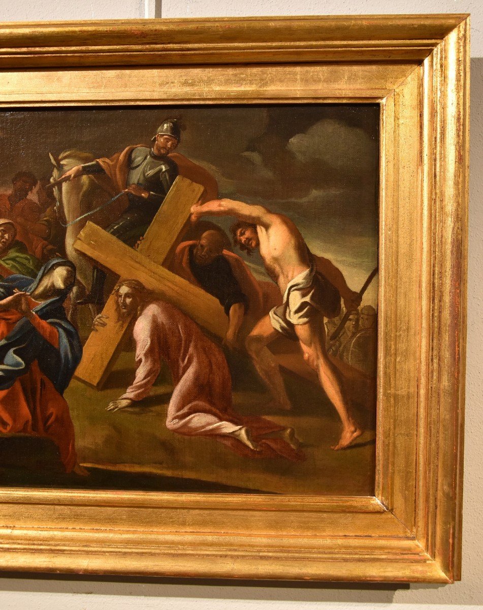 La salita al Calvario, Giovanni Lanfranco (Terenzo, 1582 - Roma, 1647) cerchia-photo-4