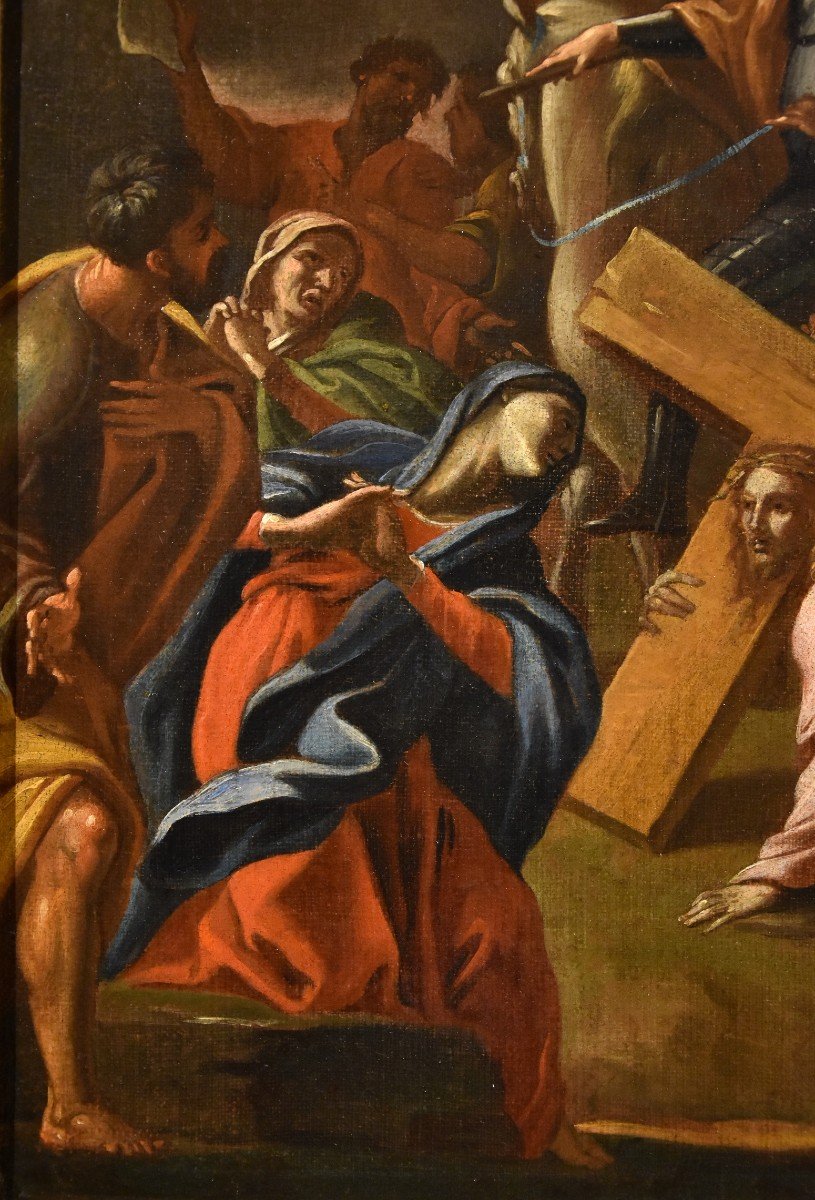 La salita al Calvario, Giovanni Lanfranco (Terenzo, 1582 - Roma, 1647) cerchia-photo-1