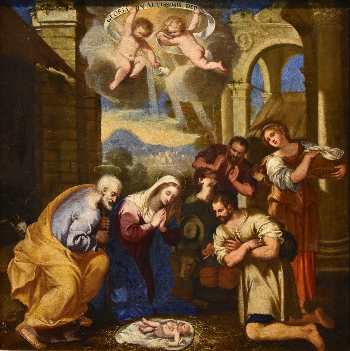 Natività con adorazione dei pastori, Giacinto Gimignani (Pistoia, 1606 - Roma, 1681) bottega -photo-2