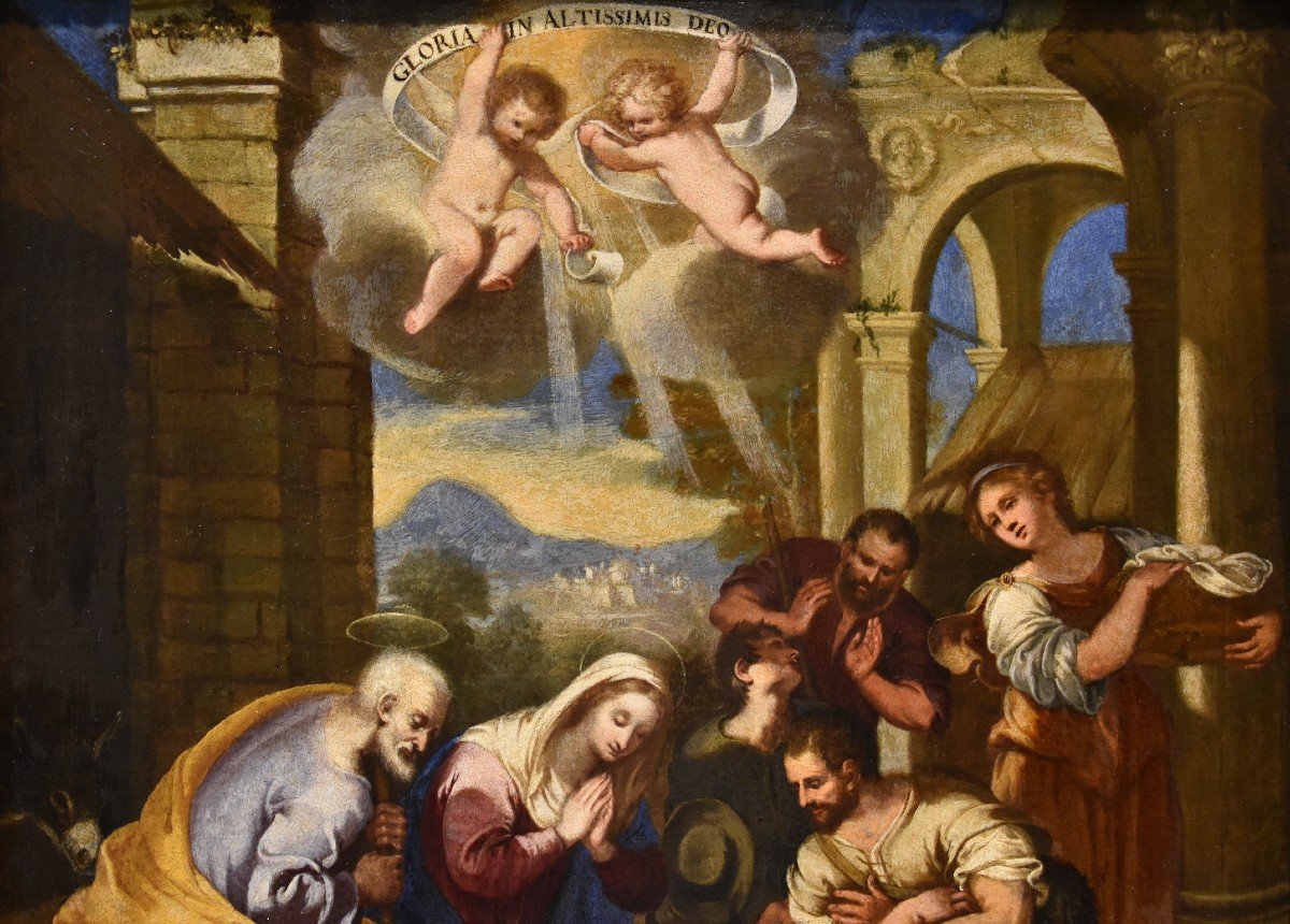 Natività con adorazione dei pastori, Giacinto Gimignani (Pistoia, 1606 - Roma, 1681) bottega -photo-3