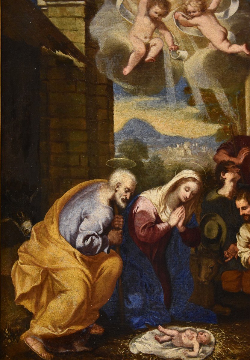 Natività con adorazione dei pastori, Giacinto Gimignani (Pistoia, 1606 - Roma, 1681) bottega -photo-1