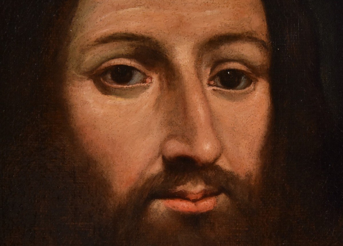  Gesù con il figlio del committente, Giovan Battista Salvi (1609 - 1685) cerchia/seguace-photo-5