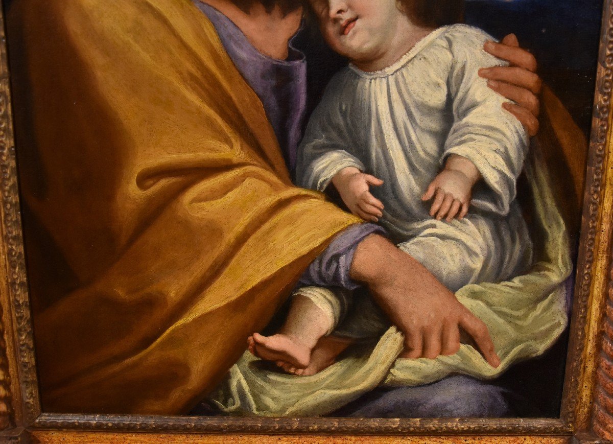  Gesù con il figlio del committente, Giovan Battista Salvi (1609 - 1685) cerchia/seguace-photo-6
