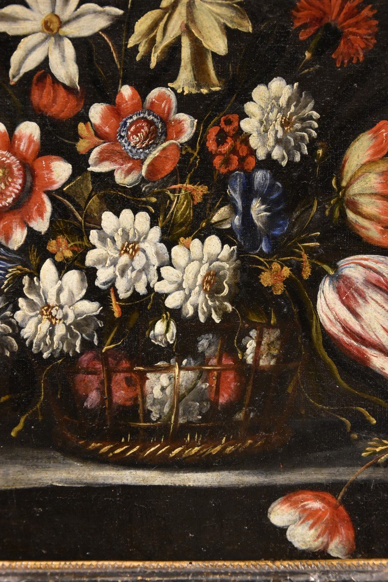 Coppia di nature morte di fiori, Josè de Arellano (Madrid, 1653 - c. 1714) attribuibile-photo-1