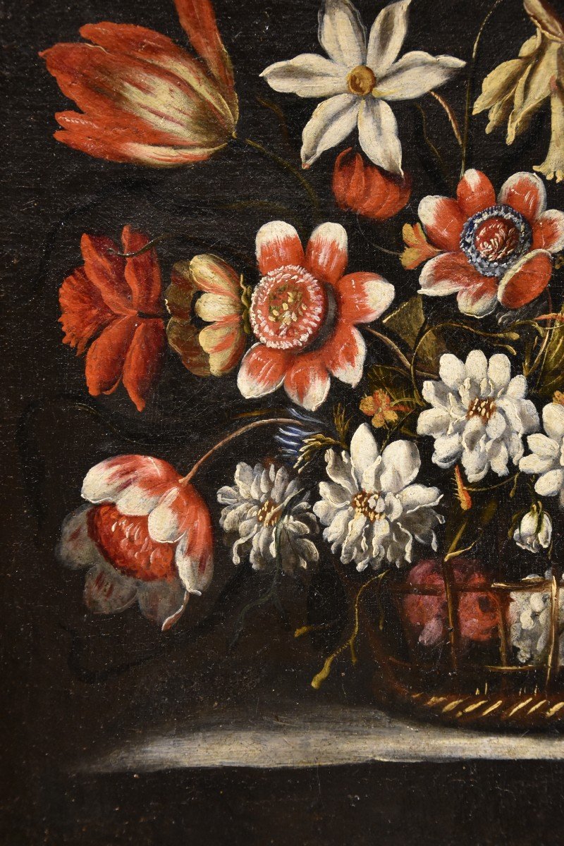 Coppia di nature morte di fiori, Josè de Arellano (Madrid, 1653 - c. 1714) attribuibile-photo-2