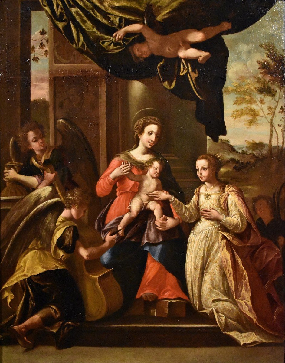 Sposalizio mistico di Santa Caterina d’Alessandria, Francesco Brizio (Bologna, 1574 - 1623)-photo-2