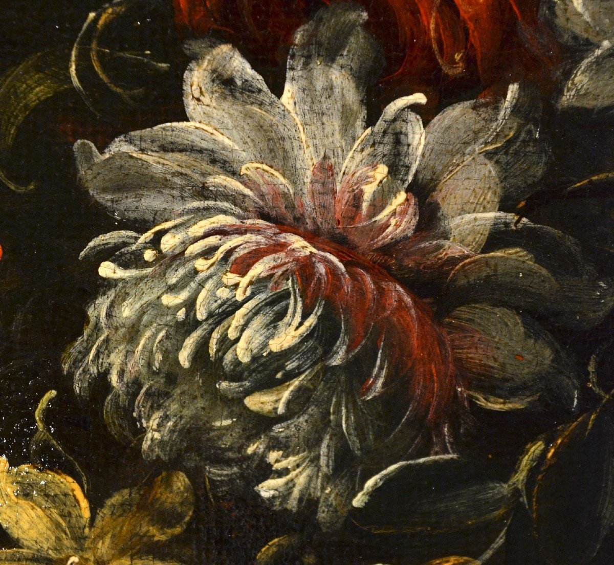 Pieter Casteels III -firmato- (Anversa 1684 – 1749 Richmond), Natura morta floreale-photo-5