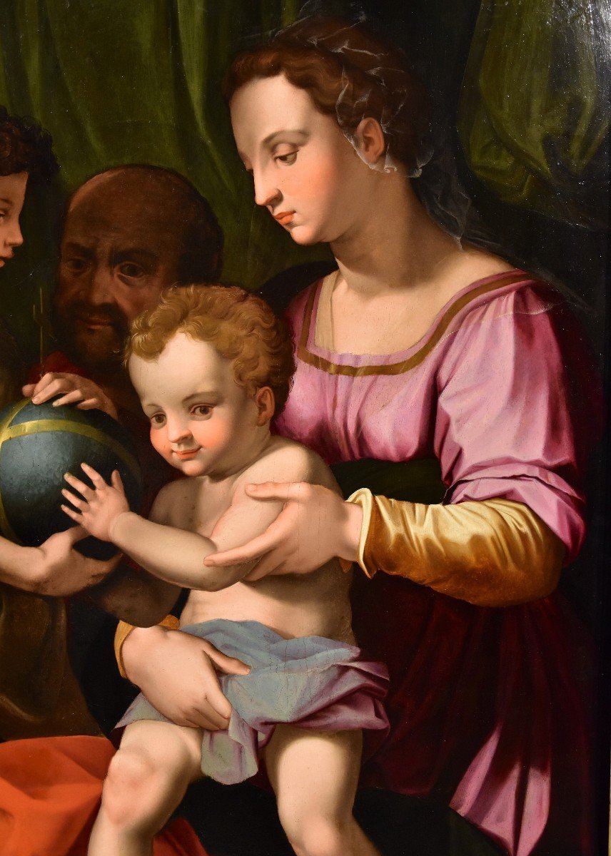 Sacra Famiglia con San Giovannino, Agnolo Bronzino (Firenze 1503 - 1572)-photo-3