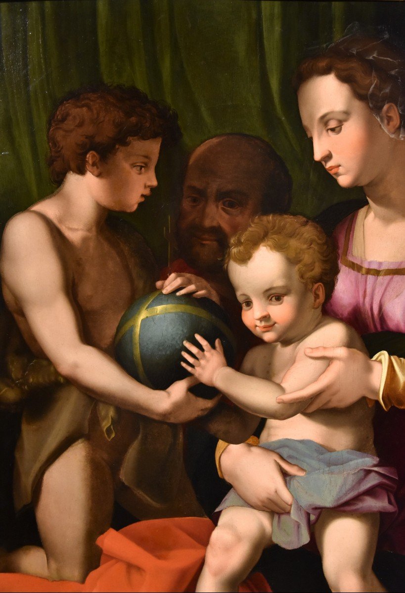 Sacra Famiglia con San Giovannino, Agnolo Bronzino (Firenze 1503 - 1572)-photo-4