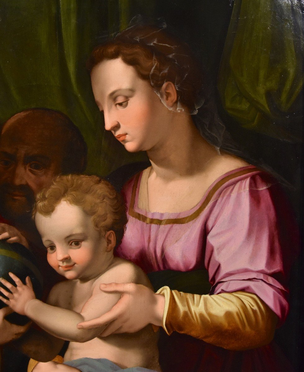 Sacra Famiglia con San Giovannino, Agnolo Bronzino (Firenze 1503 - 1572)-photo-2