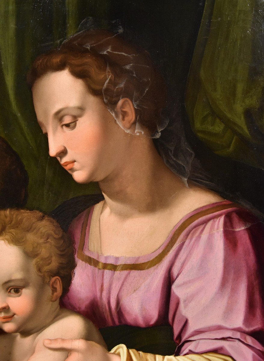 Sacra Famiglia con San Giovannino, Agnolo Bronzino (Firenze 1503 - 1572)-photo-7