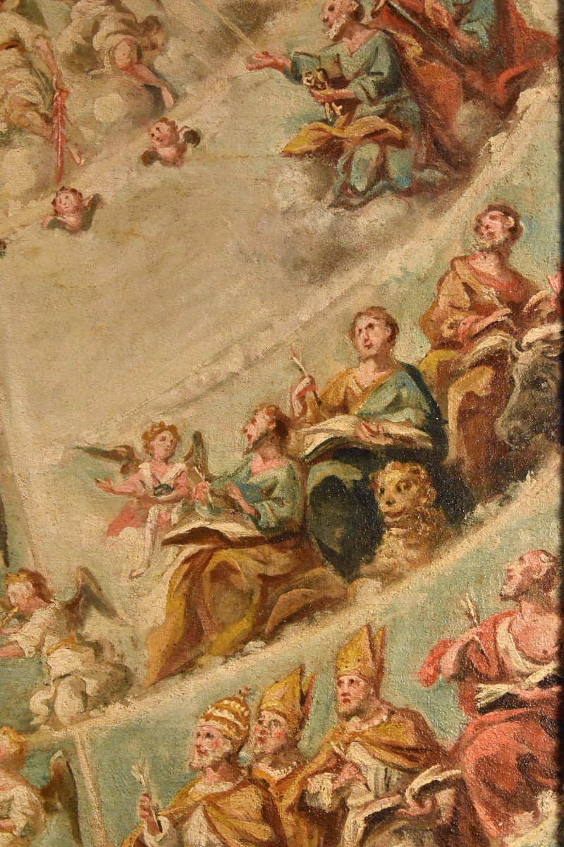 Il Paradiso, Scuola romana del XVII/XVIII secolo-photo-4