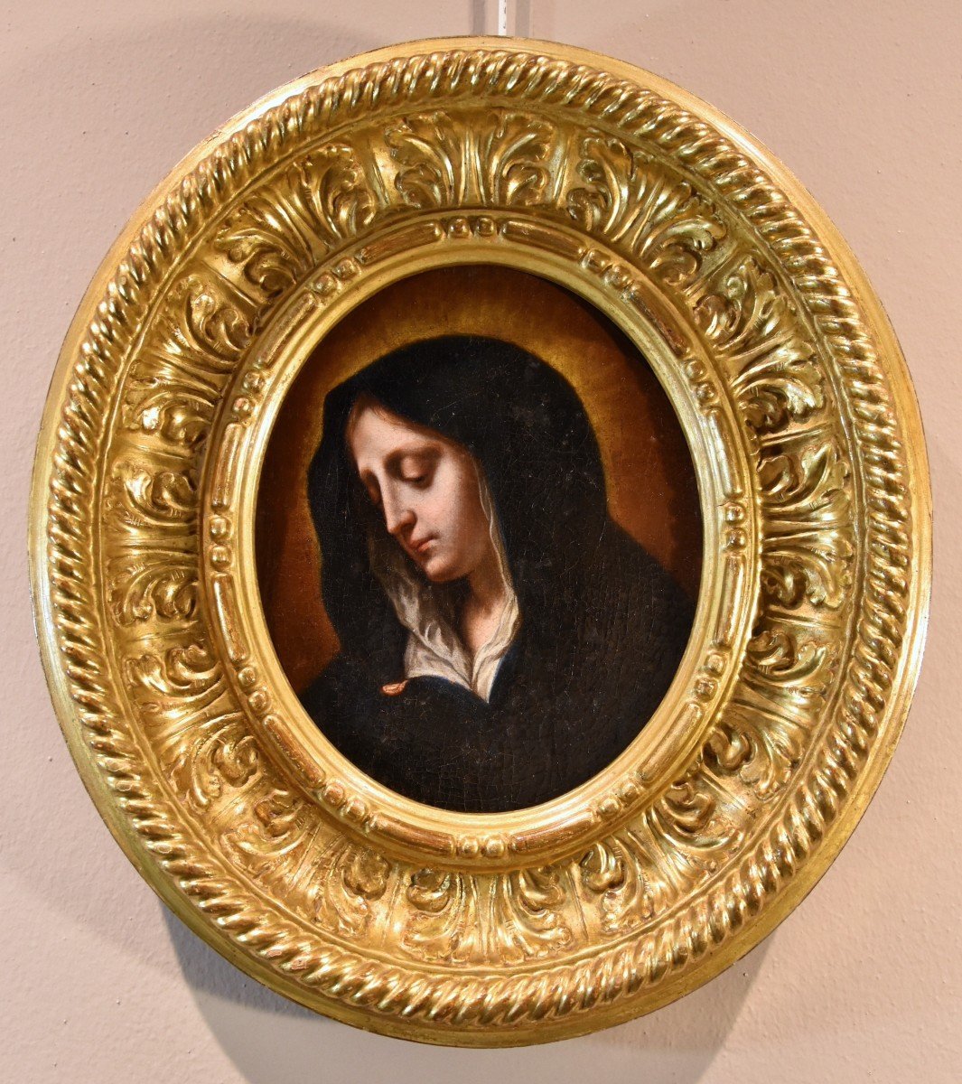 Carlo Dolci (Firenze 1616 - 1686) bottega, Mater dolorosa-photo-5